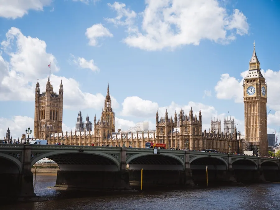 Big Ben and the Houses of Parliament in London