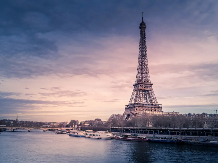 The Eiffel Tower in Paris, France